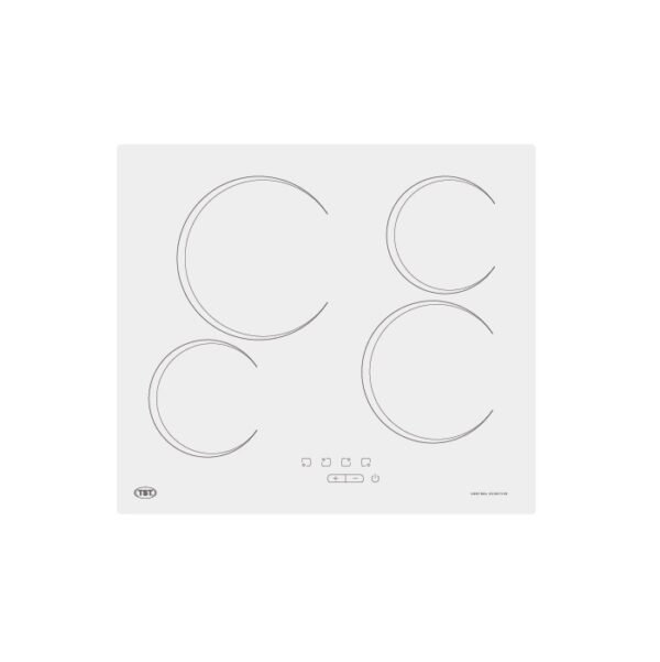 Anafe TST Electrico Vitrocerámico 4 Blanco