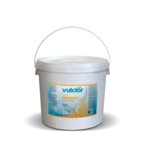 Cloro 90 Granulado Disolución Lenta x 10 kg Vulclor Vulcano
