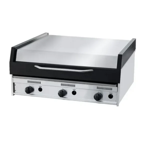Parrilla Acero Inox Corbelli CFP 90 con Tapa